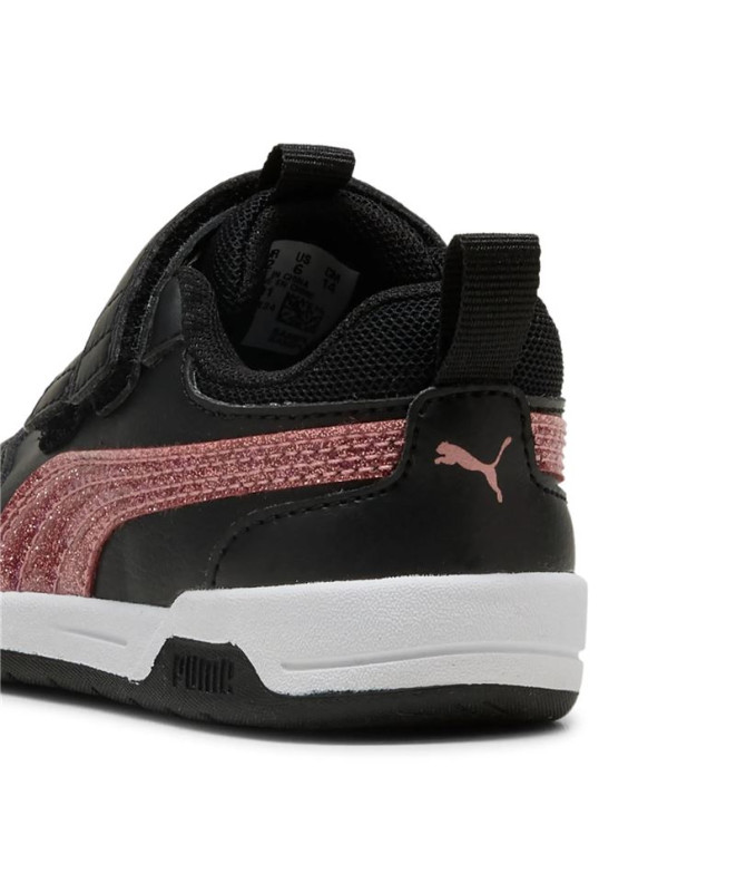 Sapatilhas Puma Multiflex 2 Gli, Preto-Rosa,...