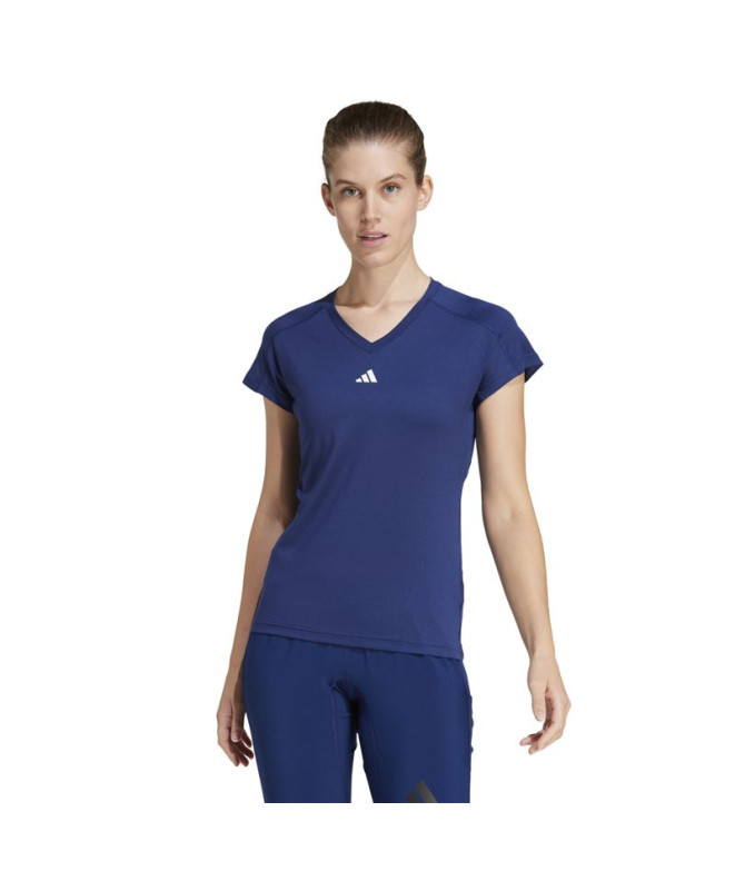 Camiseta de Fitness adidas We Min Mulher Azul...