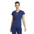 Camiseta de Fitness adidas We Min Mulher Azul Escuro/Branco