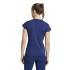 Camiseta de Fitness adidas We Min Mulher Azul Escuro/Branco