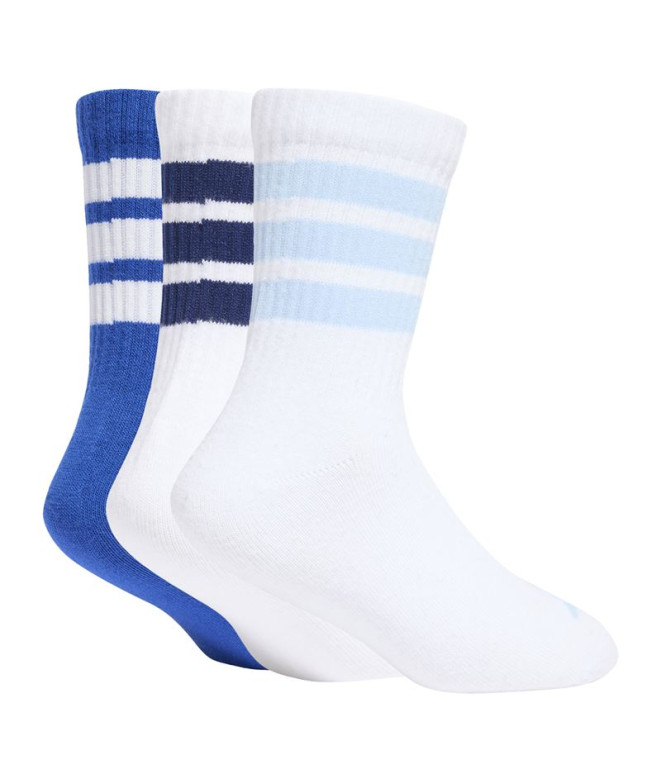 Meias adidas Lk Rib 3Pp So Infantil Branco