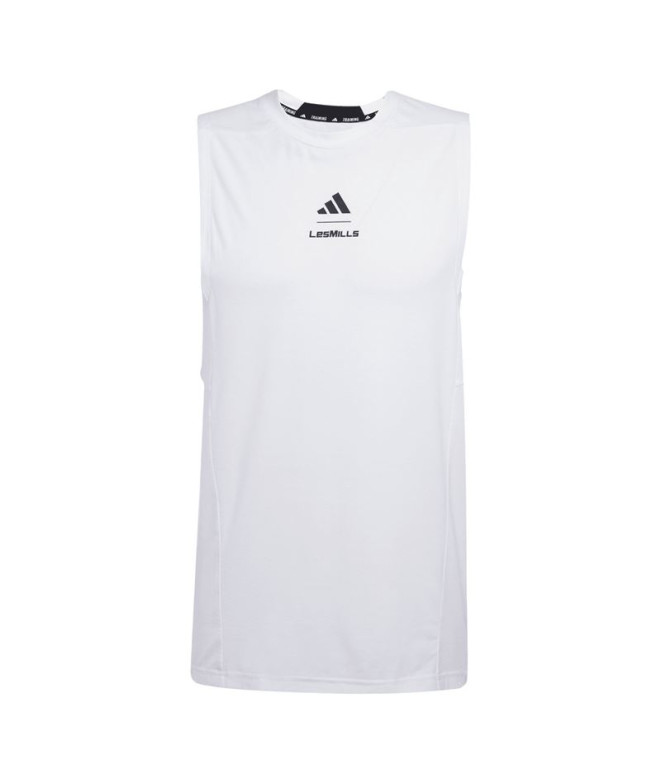 Camiseta de Fitness adidas Lm Tk Homem Branco