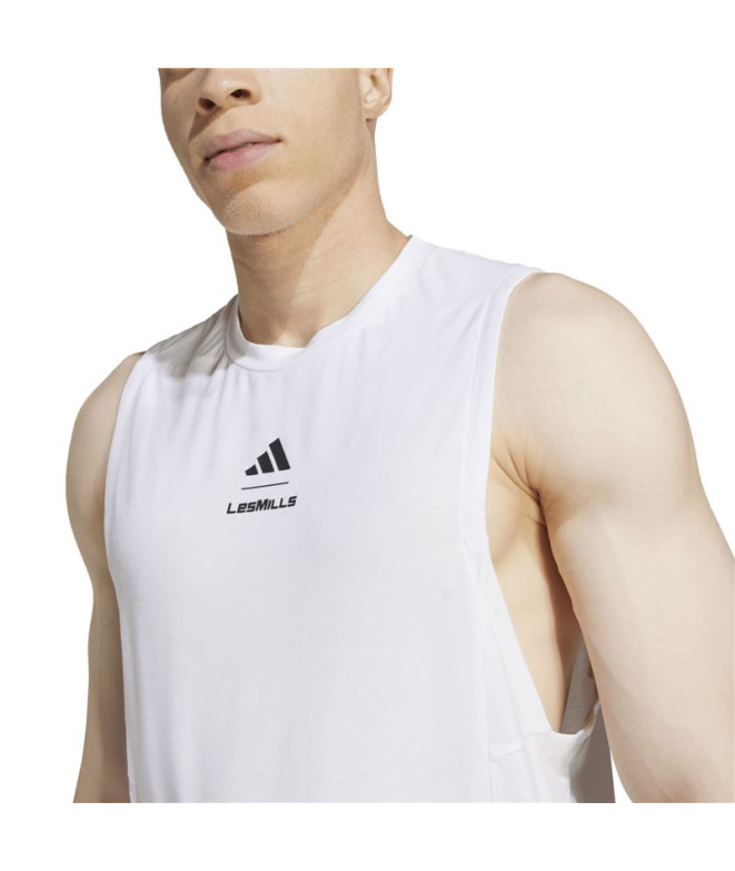 T-shirt de Fitness adidas Lm Tk Homme Blanc