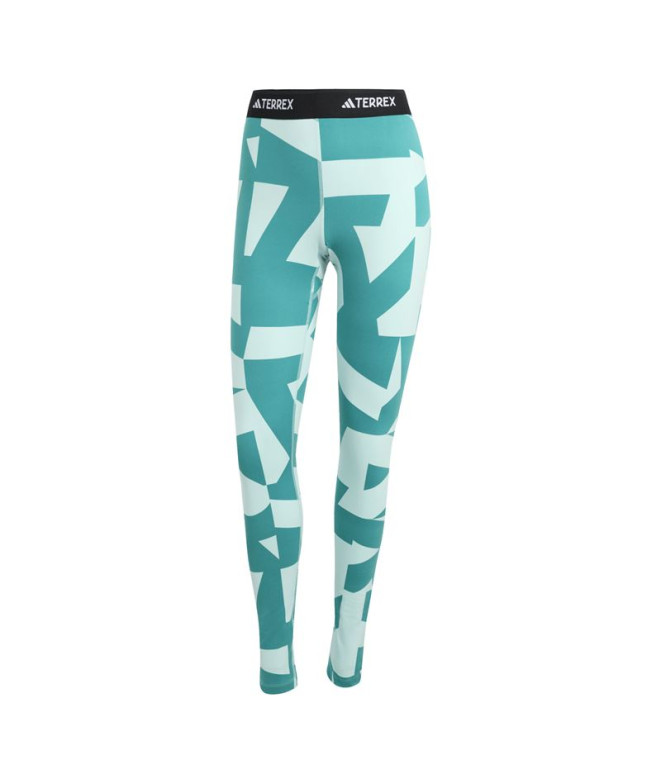 Malhas de Montanha adidas Multi Syn Wa Mulher Semi Flash Aqua / Semi Impact Laranja