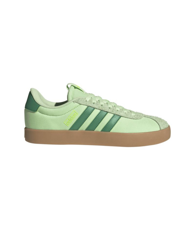 Chaussures adidas VL Court 3.0 Femme Vert Semi Brillant / Vert Semi Coupé / Citron Brillant