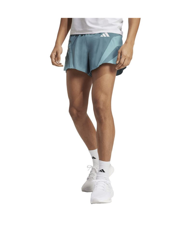 Calça de Running adidas Adizero A Sht Homem Azul