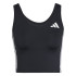 Camiseta de Fitness adidas We 3 Bandas Crop Tank Mulher Preto/Branco
