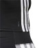 Camiseta de Fitness adidas We 3 Bandas Crop Tank Mulher Preto/Branco