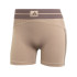 Collants de Fitness adidas Hyg Rib 1/4 Femme Marron