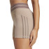 Collants de Fitness adidas Hyg Rib 1/4 Femme Marron
