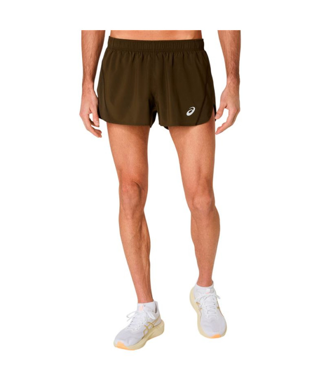 Calça de Running ASICS Core Split Short Homem Marrom