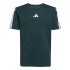 T-shirt adidas 3 Bandes 160 Enfant Hieaur / Blanc