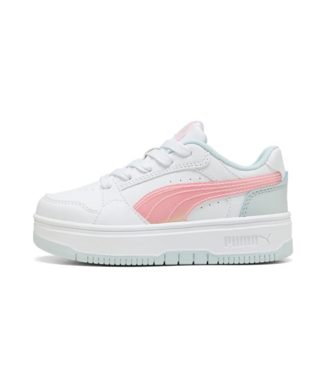 Sapatilhas Puma Rebound Femme Space Menina Branco/Rosa