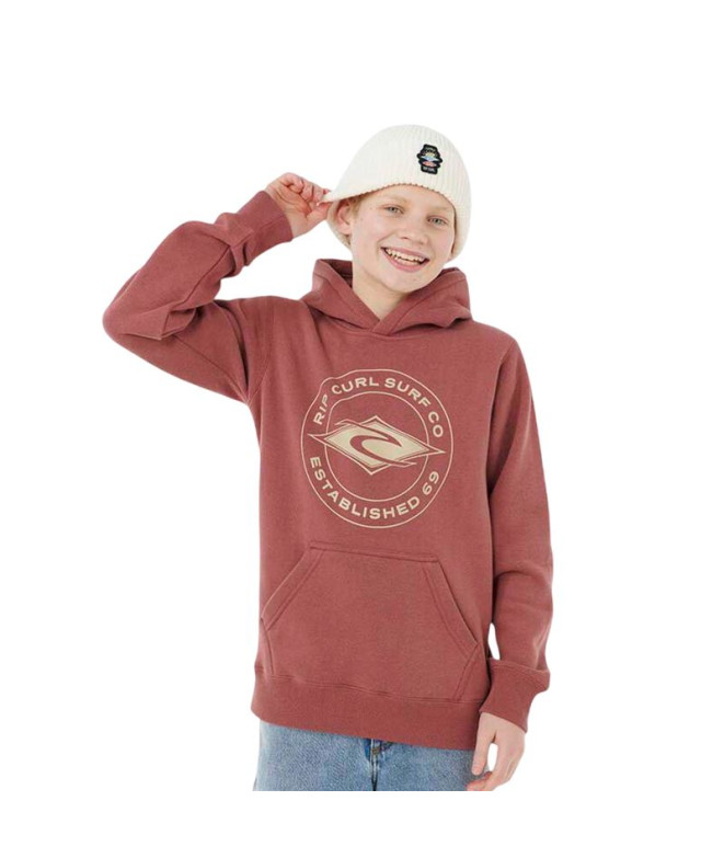 Moletom Rip Curl Stapler Hood - Menino Apple Butter