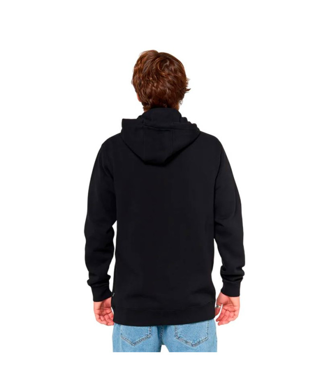 Sweat Rip Curl Horizon Zip Thru Hood Homme Noir
