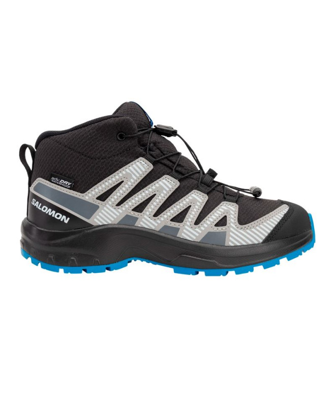 Sapatilhas de Montanha Salomon Xa Pro V8 Mid Black/Monument/French Blue Infantil