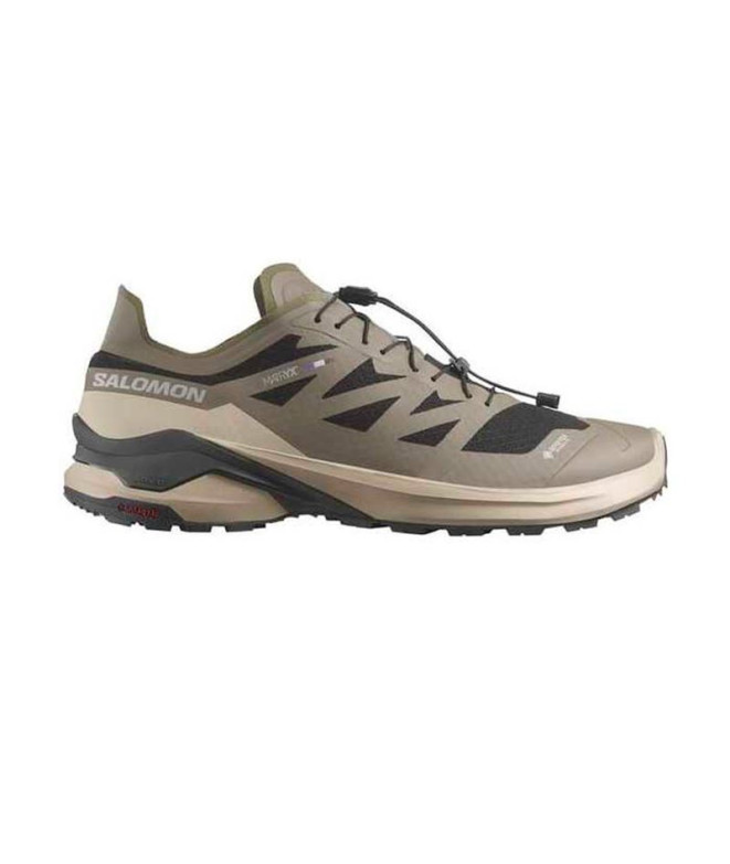 Sapatilhas de Trail Salomon Xa Meta Gore-Tex Mif Homem Preto/Oxford Tan/Falcão