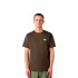 T-shirt de Montagne The North Face M Ss Simple Dome New Taupe Vert Homme