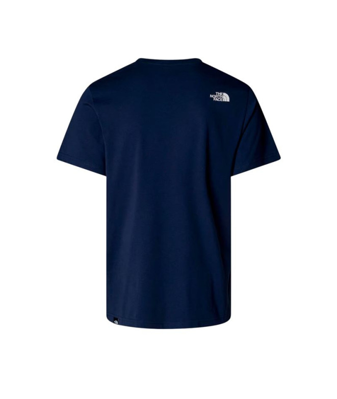 Camiseta The North Face S/S Easy Homem Azul