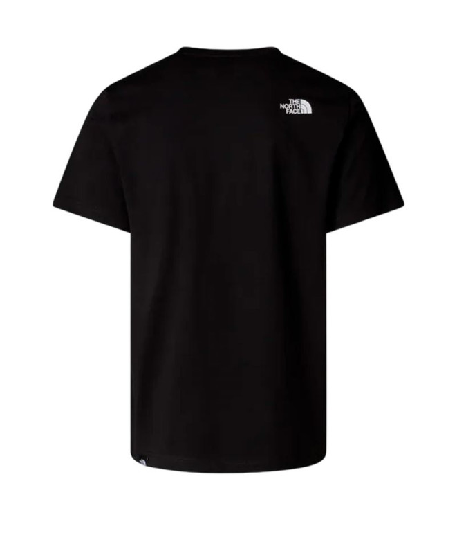 Camiseta The North Face S/S Easy Homem Preto