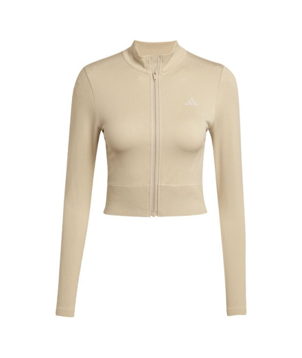 Sudadera de Fitness adidas We Knit Mujer Gris