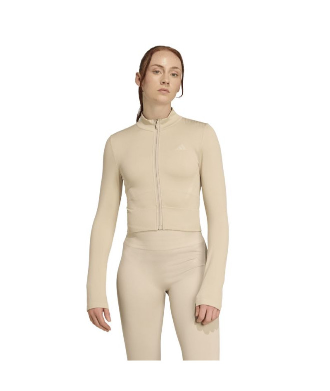 Sweat de Fitness adidas We Knit Femme Gris