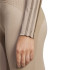 Moletom de Fitness adidas Hyg Rib Track Mulher Marrom