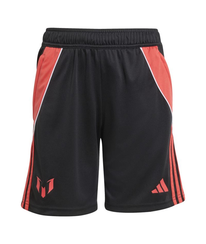 Calça de Futebol adidas Messi Short Infantil Preto