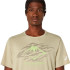 Camiseta de Running ASICS Fujitrail Logo Ss Top Hombre Khaki
