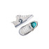 Chaussures Converse Pro Blaze Strap Enfant Gris/Bleu Royal/Blanc