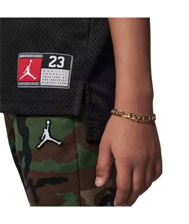 Camiseta Jordan Jordan 23 Jersey Infantil Preto