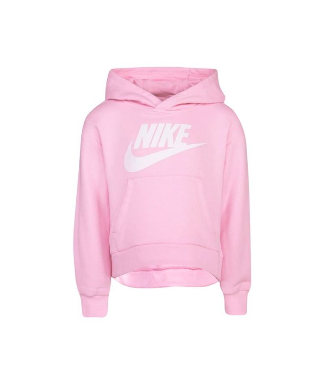 Moletom Nike Club Fleece High Low Menina