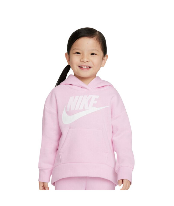 Moletom Nike Club Fleece High Low Menina