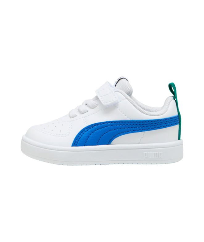 Zapatillas Puma Rickie Ac+ Inf, White-Moun Bebés