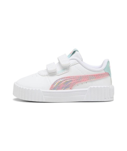 Zapatillas Puma Carina 3.0 Space Bel Niña Blanco/Rosa