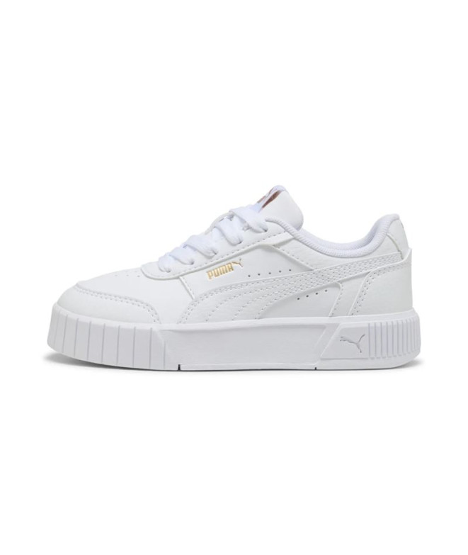 Chaussures Puma Carina Mia Ps Nila Blanc/Doré