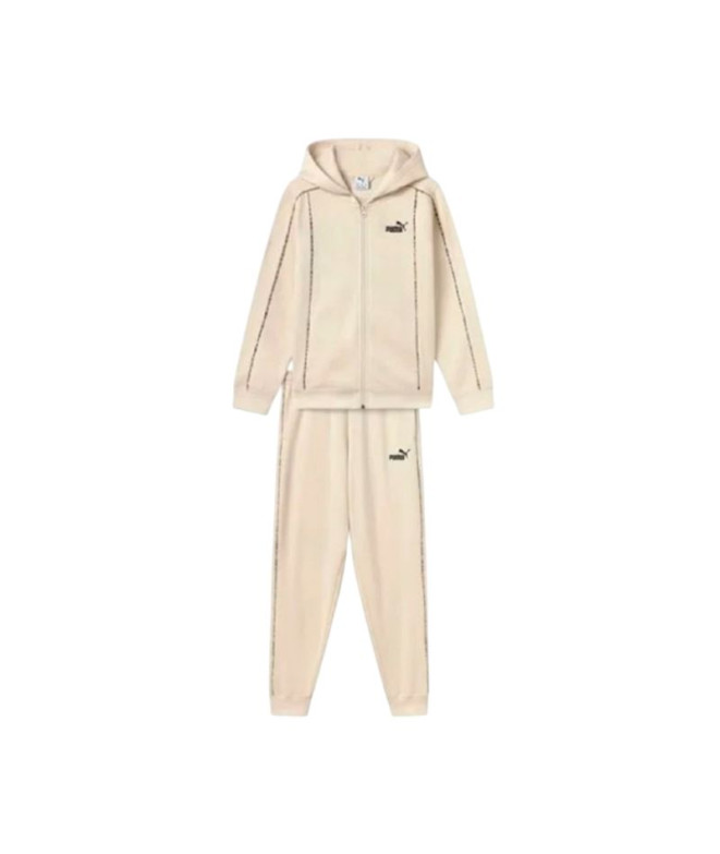 Fato de treino Puma Ess+ Animal Fz Hoode Alpine Snow Mulher