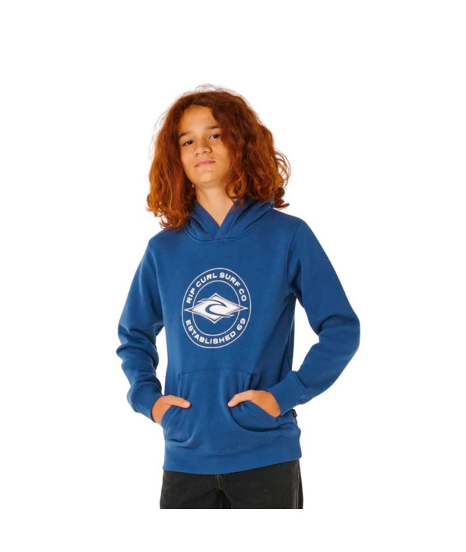 Moletom Rip Curl Stapler Hood - Menino Azul Marinho