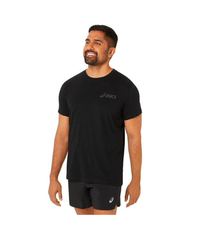 T-shirt de Fitness ASICS Chest Logo Ss Homme Noir/Gris