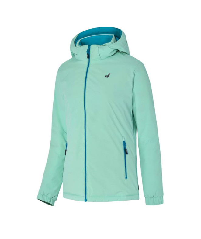 Anorak de montanha Joluvi Toran Jr Infantil Menta Azul Lago - Orquídea Escuro