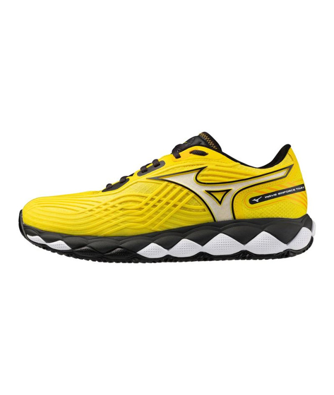 Chaussures de Pádel Mizuno Wave Enforce Tour 2 Padel Homme Jaune/Noir/Noir