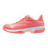 Zapatillas de Pádel Mizuno Wave Exceed Court Cc Mujer Coral/Blanco/Barely Pi