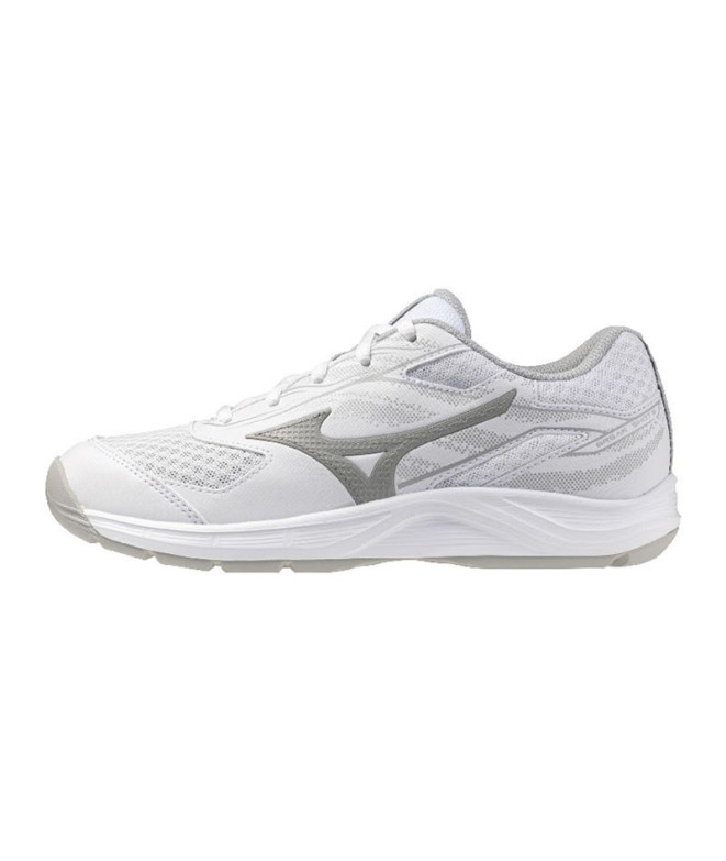 Chaussures de Pádel Mizuno Break Shot 5 Cs Femme Blanc/Gris/Harbormist