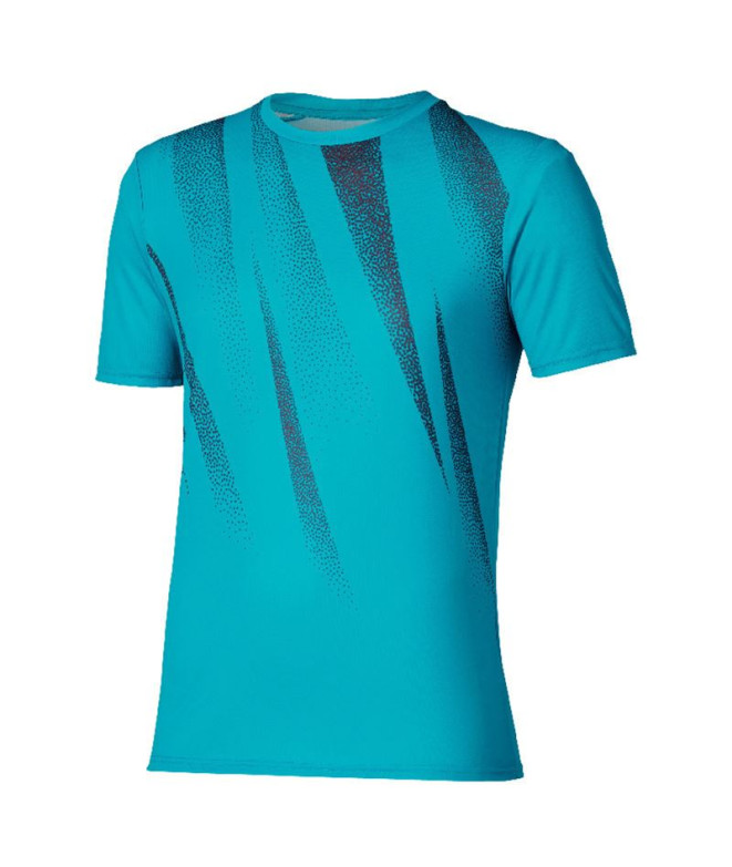 T-shirt de Fitness Mizuno Core Graphic Ss Tee Homme Capri Breeze