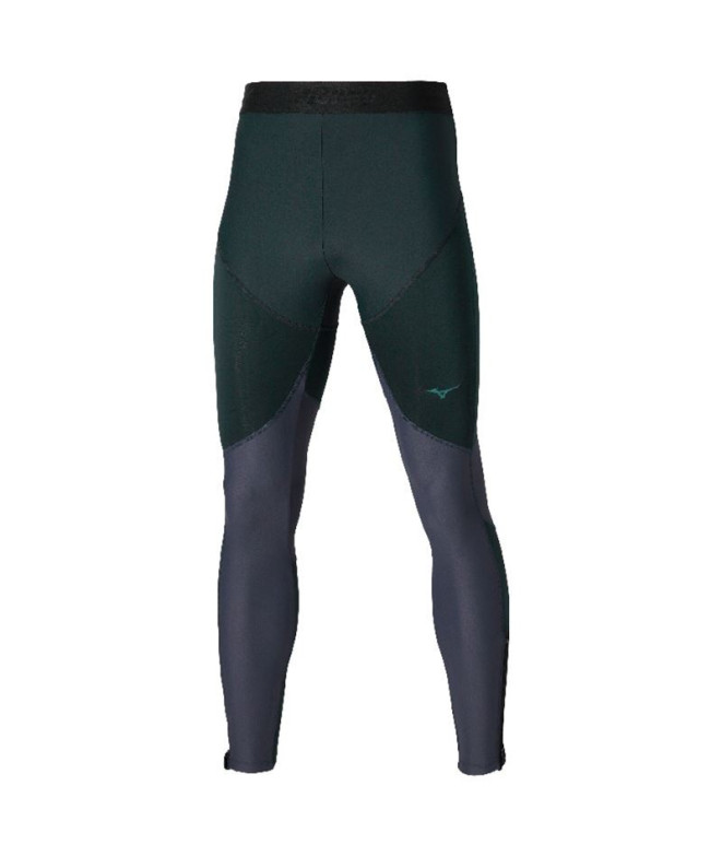 Malhas de Running Mizuno Tech Thermal Charge L Tight Homem Preto / Cinza