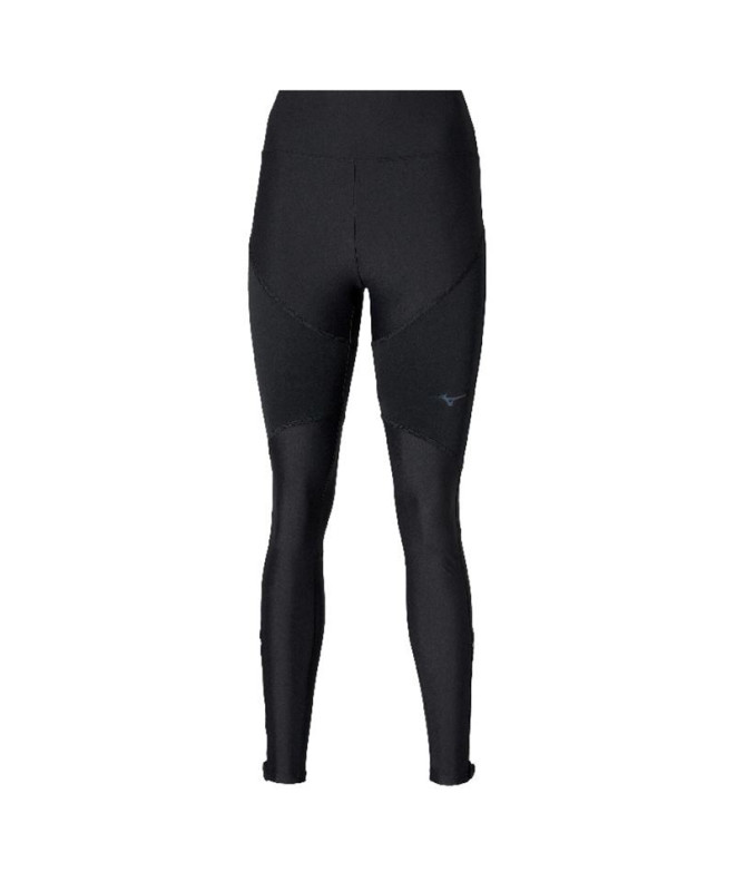 Malhas de Running Mizuno Tech Thermal Charge L Tight Mulher Preto