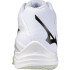 Chaussures de Volley-ball Mizuno Thunder Blade Z Mid Blanc/Noir/Émeraude Gelée