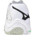 Chaussures de Volley-ball Mizuno Wave Lightning Z8 Blanc/Noir/Émeraude Gelée