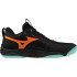 Sapatilhas de Voleibol Mizuno Wave Momentum Elite Preto/Tangelo/Verde