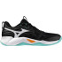 Zapatillas de Voleibol Mizuno Wave Momentum Pro Negro/Tangelo/Verde